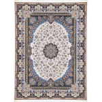 فرش 1200 شانه کلاسیک کد 6102 رنگ کرم