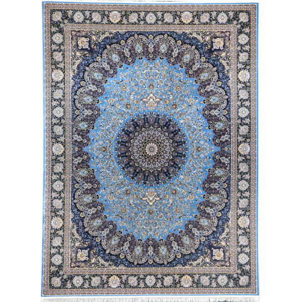 فرش 1200 شانه کلاسیک کد 6131 رنگ آبی