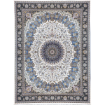 فرش 1200 شانه کلاسیک کد 6131 رنگ کرم