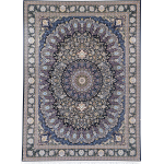 فرش 1200 شانه کلاسیک کد 6131 رنگ سرمه ای