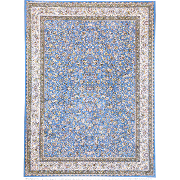 فرش 1200 شانه کلاسیک کد 6140 رنگ آبی