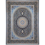 فرش 1200 شانه کلاسیک کد 6141 رنگ سرمه ای