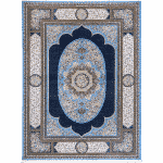 فرش 1200 شانه کلاسیک کد 6144 رنگ آبی