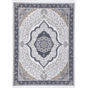 فرش 1200 شانه کلاسیک کد 6147 رنگ کرم
