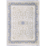فرش 1200 شانه طلاکوب کد 8106 رنگ کرم