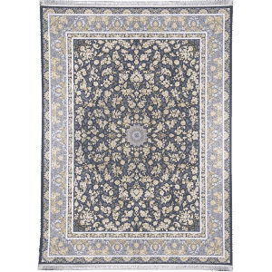 فرش 1200 شانه طلاکوب کد 8106 رنگ دودی