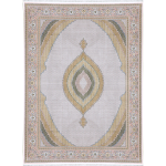 فرش 1200 شانه کلاسیک طرح ریزماهی رنگ کرم