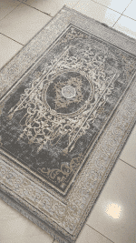 فرش 440 شانه طرح ترک کد 11531 با تراکم 1500 و نخ میکروفیلامنت